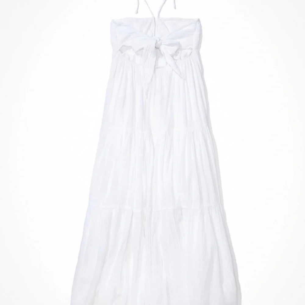 AE Ruched Halter Midi Dress - Picture 4 of 7